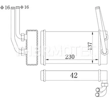 Radiador de calefacción Ford 6740819 precio, desde 54,47 EUR