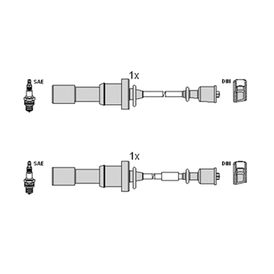 Cables de encendido para Hyundai Santa Fe I (SM)