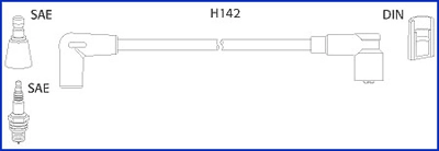 Cables de encendido NGK RCFT604