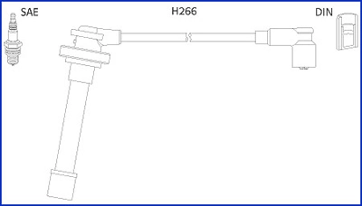 Cable de bujías Nissan Almera I hatchback comprar en España