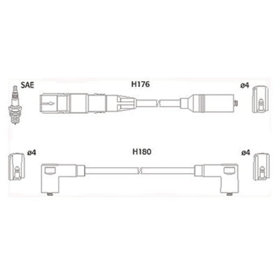 Cables de encendido Passat  sedán (1988-1997) original desde 45,27 €