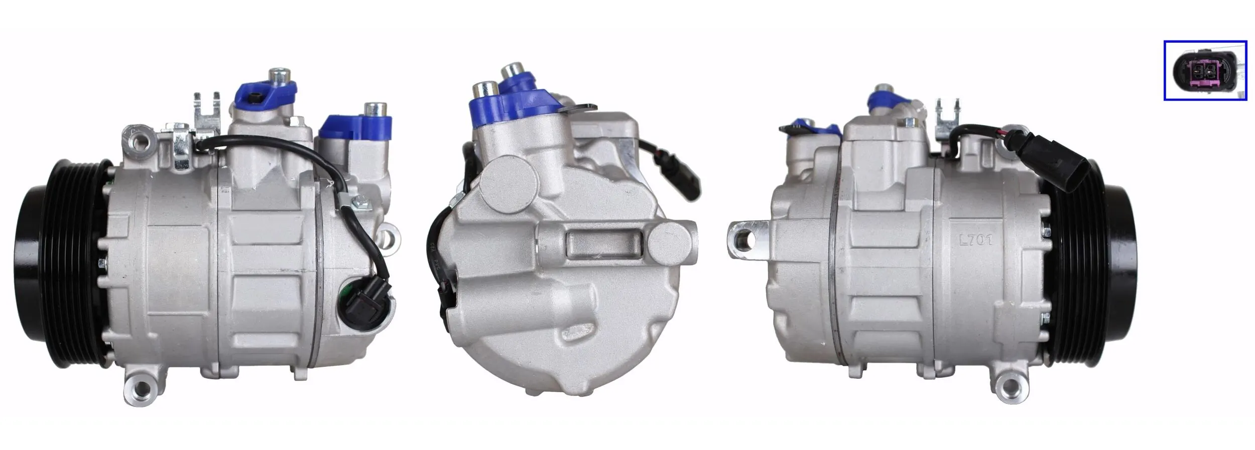 Compresor de aire acondicionado para Porsche 911 997