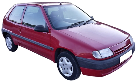 Defensa trasero para Citroen Saxo  S0, S1