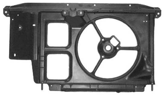 Soporte de radiador completo Peugeot 206 2A/C