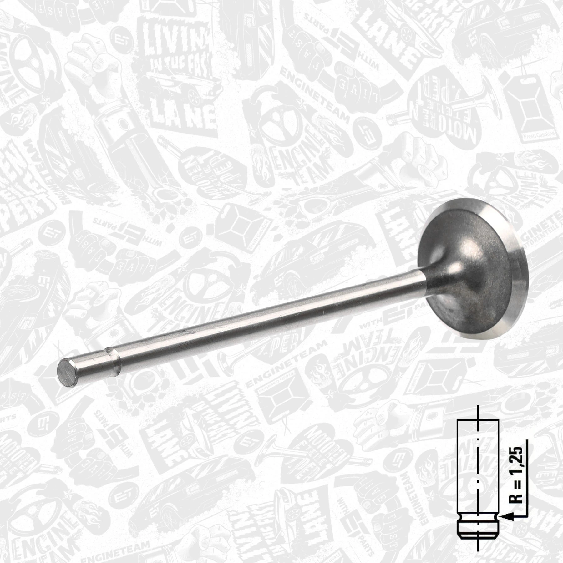 Válvula de escape Lada 7701473354