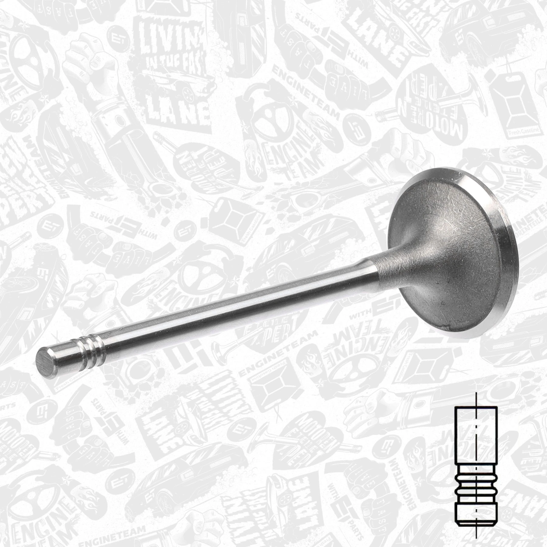 Comprar 0948F7 Fiat/Alfa/Lancia Válvulas de admisión
