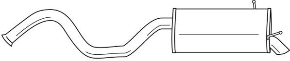 Comprar Silenciador trasero Renault Laguna I K56 a bajo precio