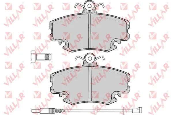 Pastillas de freno 7701202289 Renault (RVI)