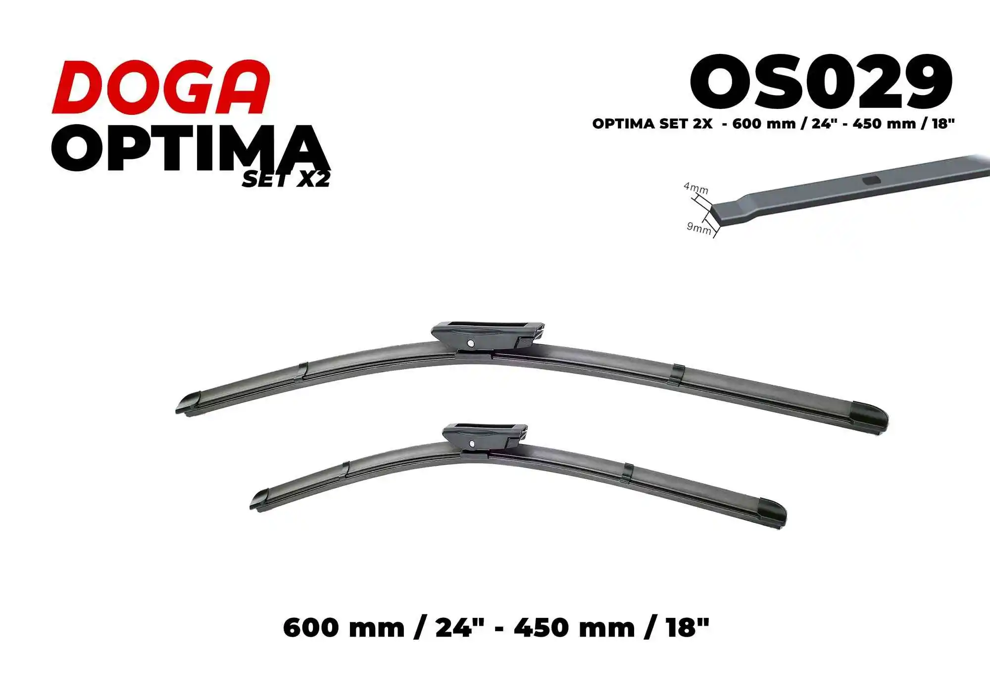 Escobillas Limpiaparabrisas delanteras Renault Megane II (2003-2012)