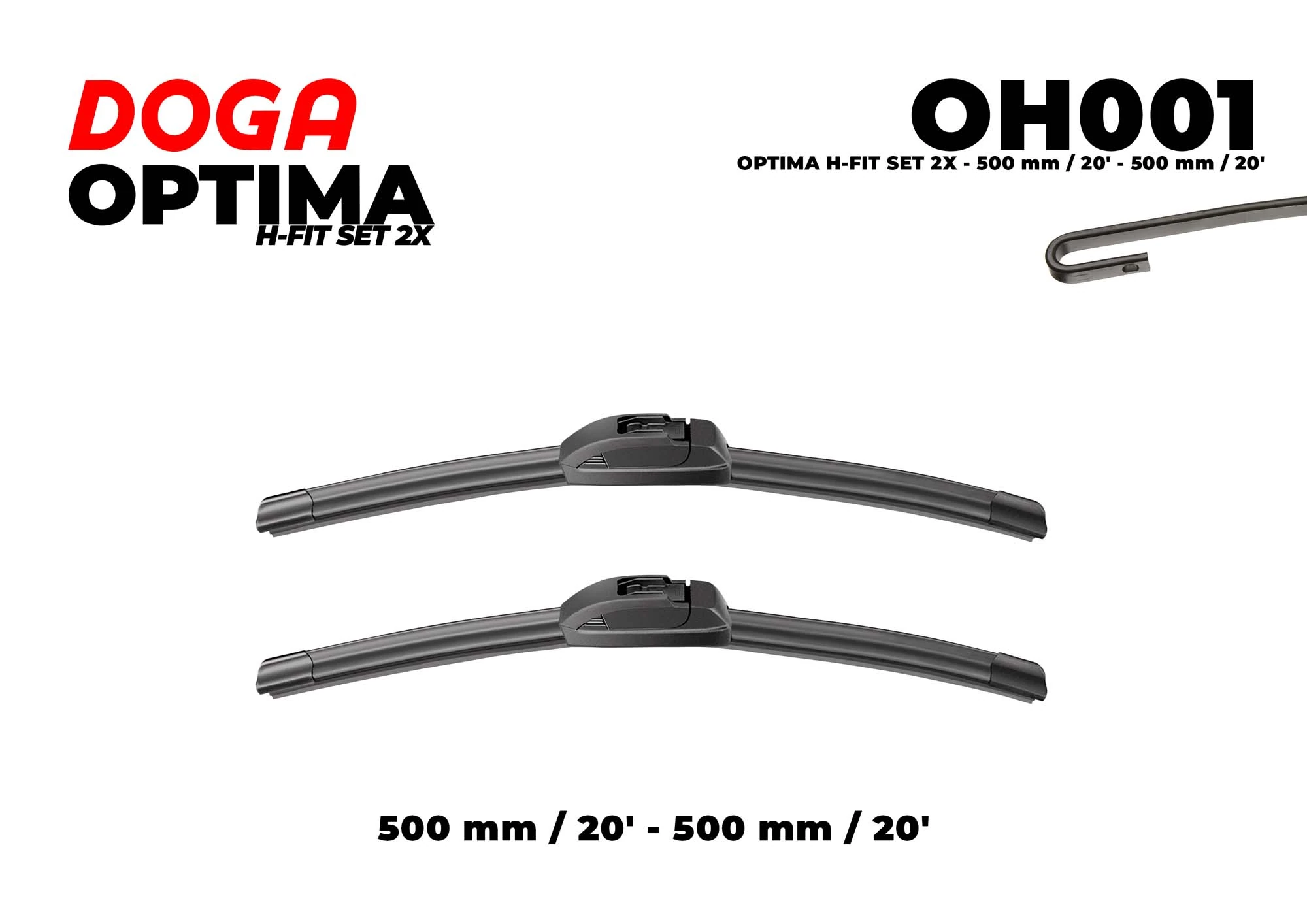 Escobillas Limpiaparabrisas delanteras Dacia Logan  desde 10,36 €