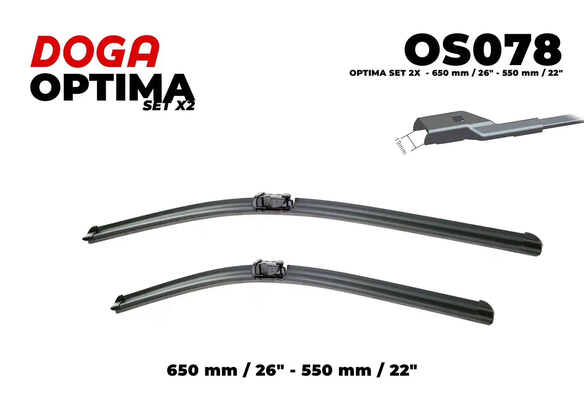 Escobillas de limpiaparabrisas delanteras Ducato III furgoneta (2006-2026) original desde 23,40 €
