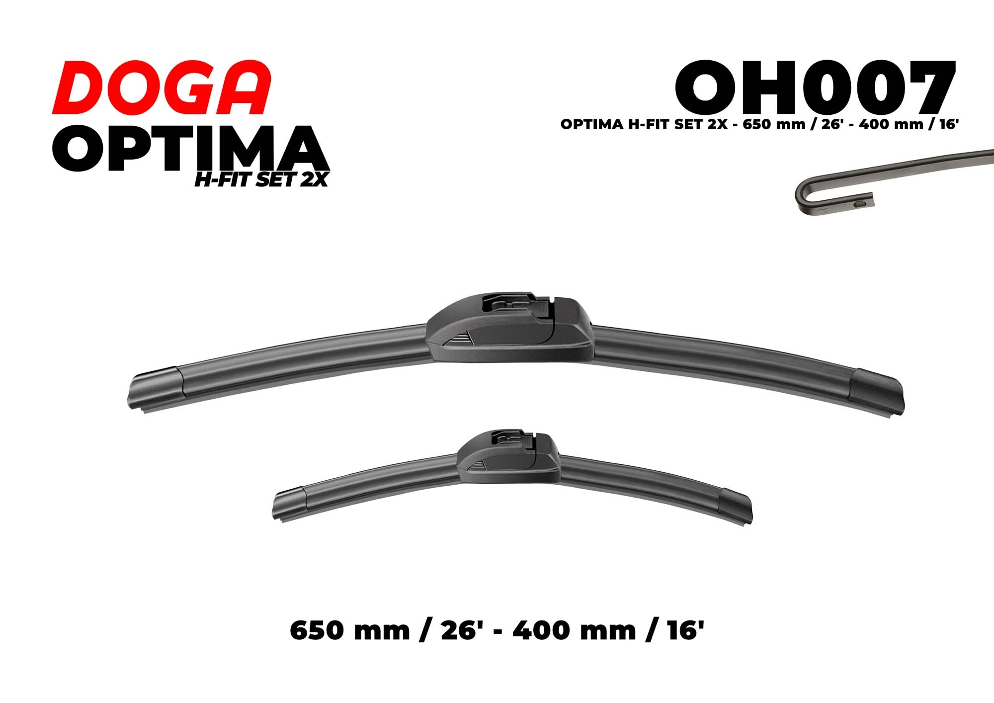 Escobillas delanteras SsangYong Actyon  desde 25,65 €