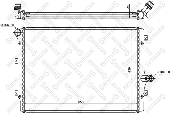 Água radiador Audi A3 hatchback (8P1) (2003 - 2012) precio, desde 65,34 EUR