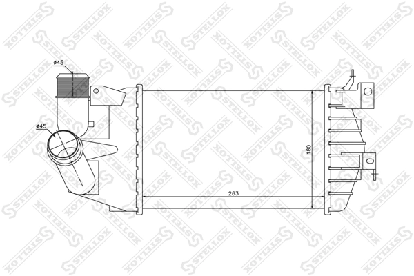  Intercooler Opel Astra 