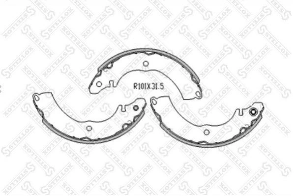 Zapatas de freno traseras Chery QQ6  (2006-2026)