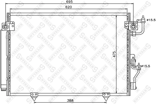 Condensador Pajero III SUV (2000-2006) original desde 117,70 €