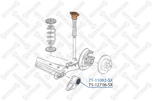  Silentblock trasero Ford Mondeo 3