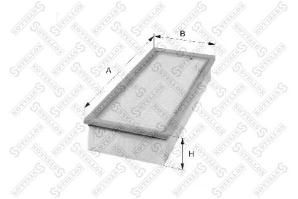 3790002M1 Massey Ferguson Filtro de aire de motor