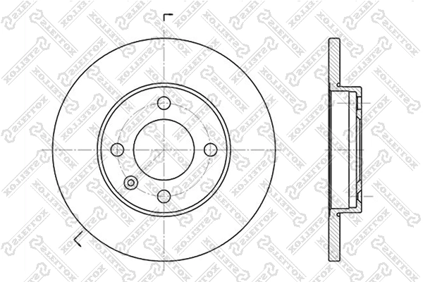 Disco de freno Volkswagen Jetta I (16)