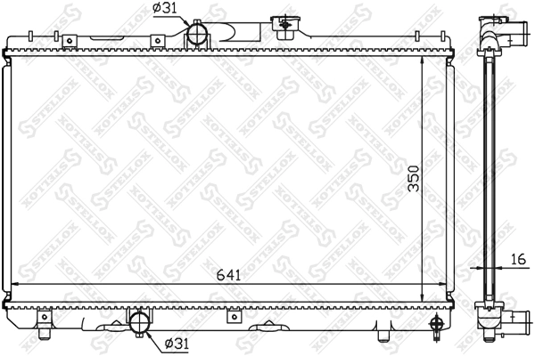 Radiador del motor Toyota Corolla liftback comprar en España