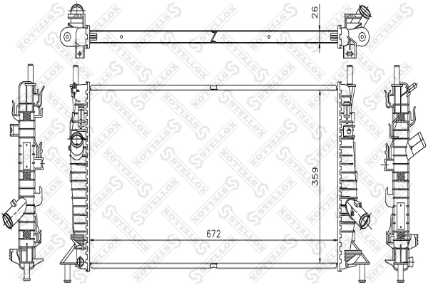 Comprar Radiador Ford Focus II CA5
