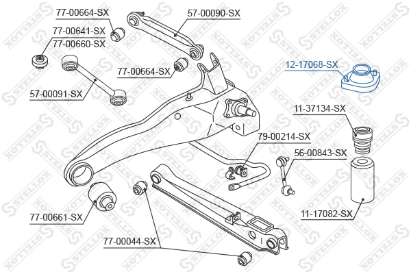 Copelas trasero Mitsubishi ASX 