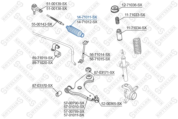 Comprar Fuelle dirección Ford Fiesta COURIER F3L, F5L