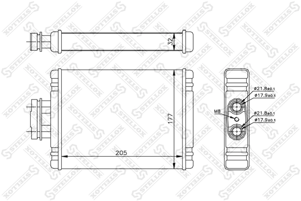 Radiador de calefacción Volkswagen Polo IV hatchback (9N, 9A) (2001 - 2014) precio, desde 27,84 EUR