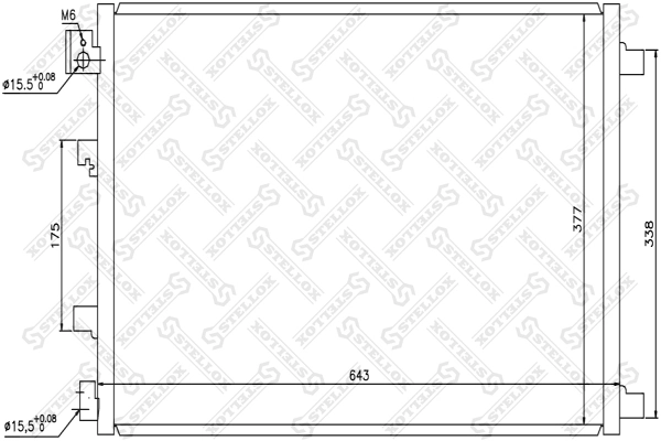 Condensador para Nissan Qashqai I (J10)