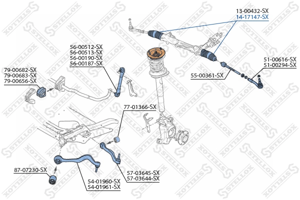 Comprar Fuelle dirección Land Rover Range Rover III L322