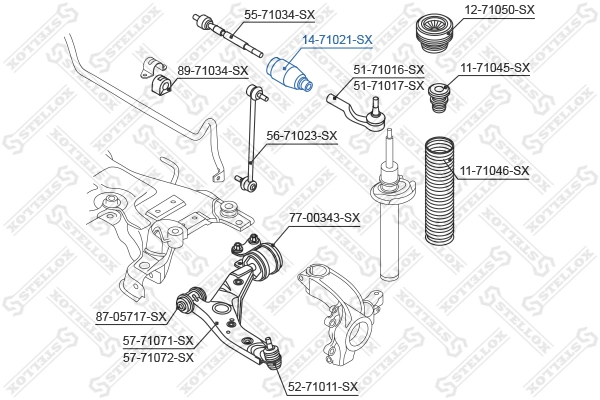 Comprar Fuelle dirección Mazda 3  BK