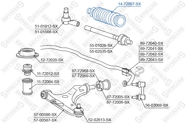 Guardapolvo de dirección Subaru Forester I SUV (S10, SF) (1997 - 2002) precio, desde 8,17 EUR