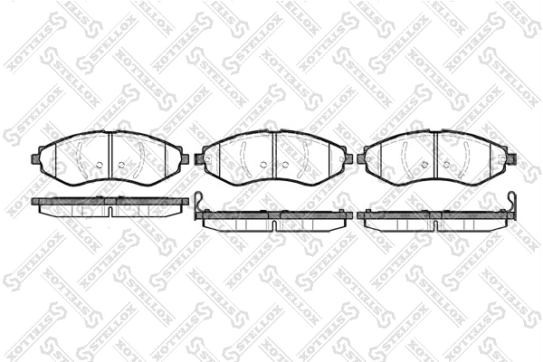 Pastillas de freno delanteras Chevrolet Lacetti 