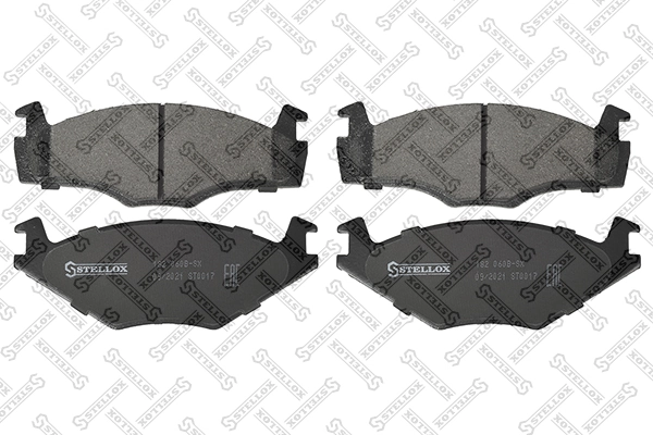 Pastillas de freno 1617248080 Peugeot/Citroen