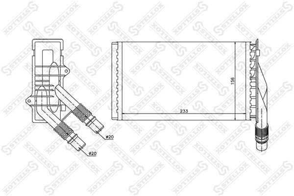 Comprar 7701205538 Nissan/Infiniti Radiador calefacción