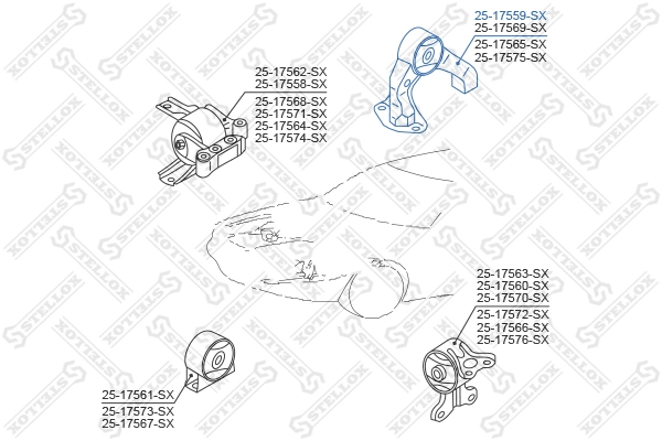 Comprar Soporte de motor trasero Mitsubishi ASX  GA