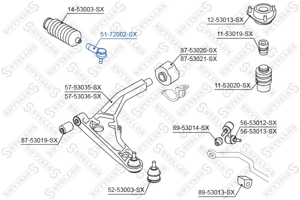 Rótula de barra de acoplamiento Mitsubishi Lancer X SPORTBACK hatchback (CX_A) (2007 - 2026) precio, desde 7,20 EUR