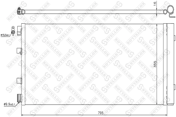 Comprar M7231110 Jdeus Condensador de aire acondicionado