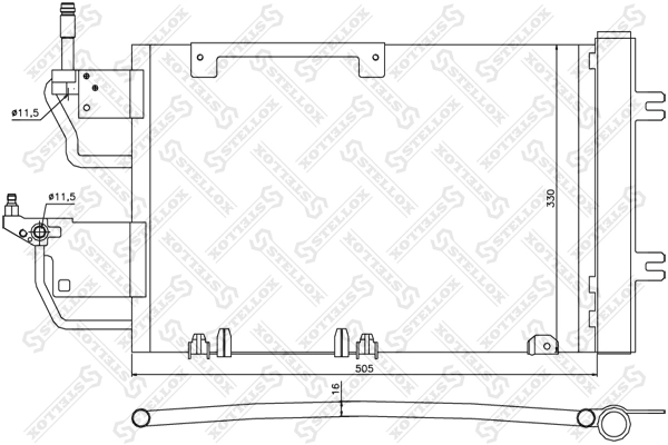 Comprar 93182213 General Motors Condensador de aire acondicionado