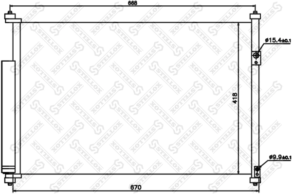 Aire acondicionado capacitor Suzuki Grand Vitara SUV (JB) (2005 - 2026) precio, desde 77,14 EUR