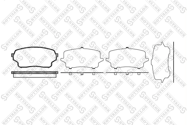 Pastillas delanteras para Suzuki Grand Vitara XL-7 JC