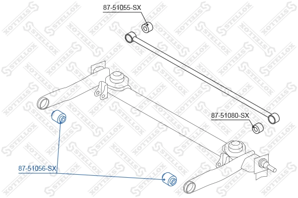  Silentblock trasero Hyundai Atos 