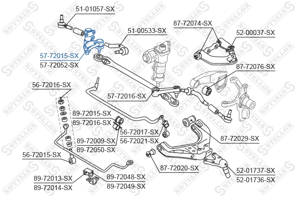 Brazo oscilante MB831042 BAW