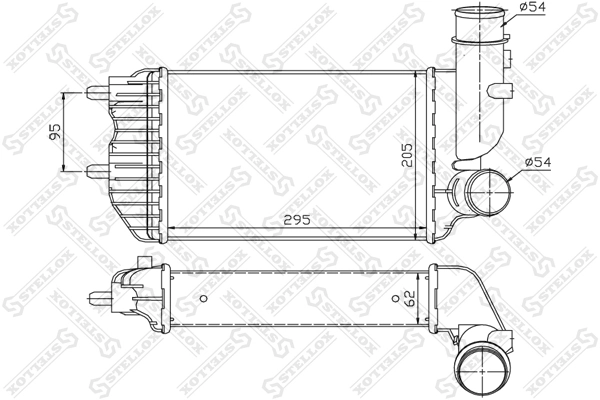 Enfriador de aire de admisión Ducato II furgoneta (1994-2002) original desde 91,77 €