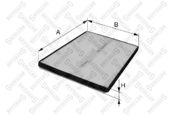 Filtro antipolen para Audi 100 C3 44, 44Q