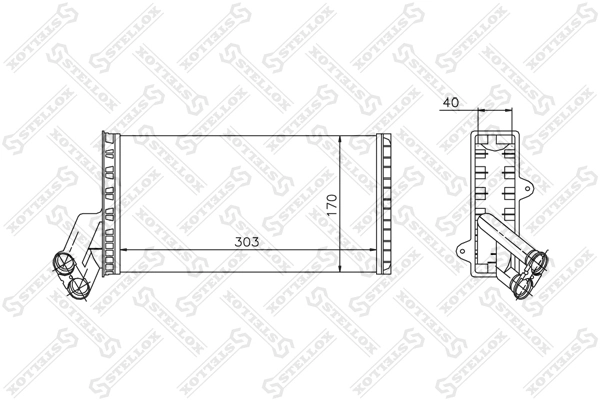 Comprar Radiador calefacción Citroen Jumpy I BU