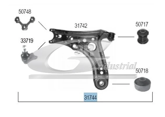 Comprar 952837 Polcar Brazo inferior izquierdo de la suspensión delantera