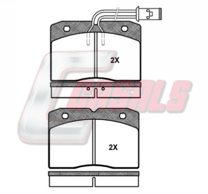 Pastillas de freno delanteras Seat Leon 2 1P1