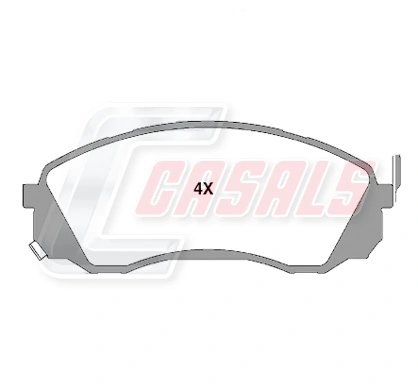Pastillas delanteras Hyundai H-1 STAREX  (2007-2026)