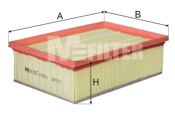 Filtro de aire 8671012188 Renault (RVI)